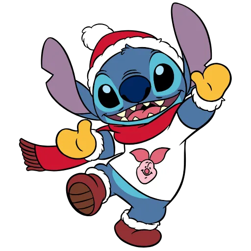 Стикер 21 Stitch Xmas
