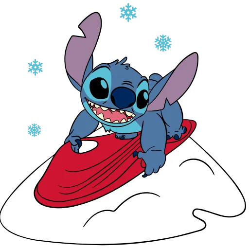 Стикер 51 Stitch Xmas
