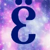 😊 Эмодзи «Буквы на космическом фоне, иконки, таблички» для Telegram