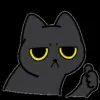 Стикер 56 Black Cat