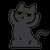 Стикер 55 Black Cat