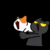 Стикер 48 Black Cat