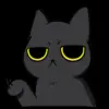 Стикер 5 Black Cat
