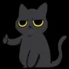 Стикер 34 Black Cat