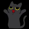 Стикер 30 Black Cat