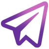 ✨ Эмодзи «Буквы и оформление фиолтового цвета» для Telegram