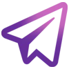 ✨ Эмодзи «Буквы и оформление фиолтового цвета» для Telegram