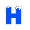 🙃 Эмодзи «Новогодние синие буквы, цифры в виде календаря, дни недели» для Telegram