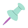 📌 Эмодзи «Розовые и зелёные буквы, иконки» для Telegram