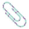📎 Эмодзи «Розовые и зелёные буквы, иконки» для Telegram