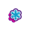 😊 Эмодзи «Синие буквы с обводкой» для Telegram