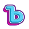 😊 Эмодзи «Синие буквы с обводкой» для Telegram
