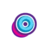 😊 Эмодзи «Синие буквы с обводкой» для Telegram