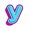 😊 Эмодзи «Синие буквы с обводкой» для Telegram