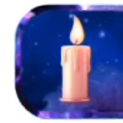 🕯 Эмодзи «Магические буквы, с анимацией» для Telegram