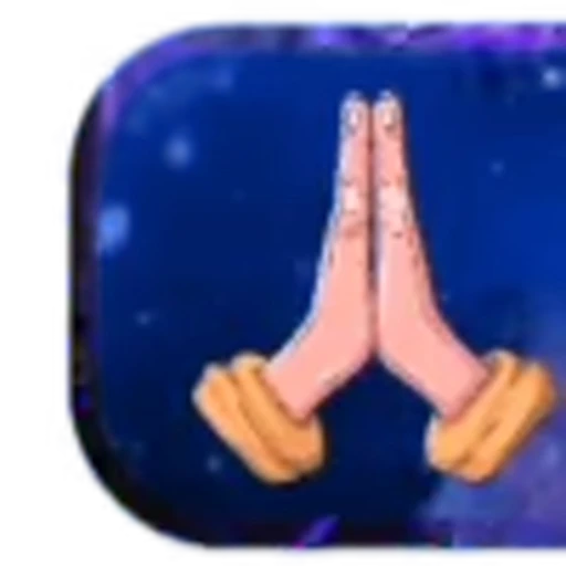 🙏 Эмодзи «Магические буквы, с анимацией» для Telegram