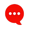 😊 Эмодзи «Черные буквы на красном фоне» для Telegram