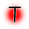 😘 Эмодзи «Черные буквы на красном фоне» для Telegram