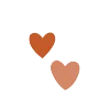 ❤️ Эмодзи «Коричневые буквы, цифры, иконки в осннней тематике» для Telegram