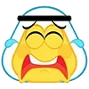 Стикер 18 🙂 Muslim Emoji - смайлы для мусульман