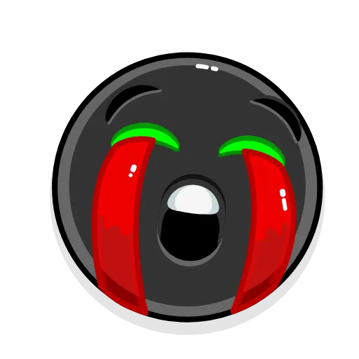 Стикер 5 Emojis Toxic