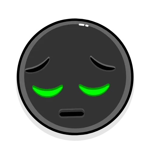 Стикер 17 Emojis Toxic