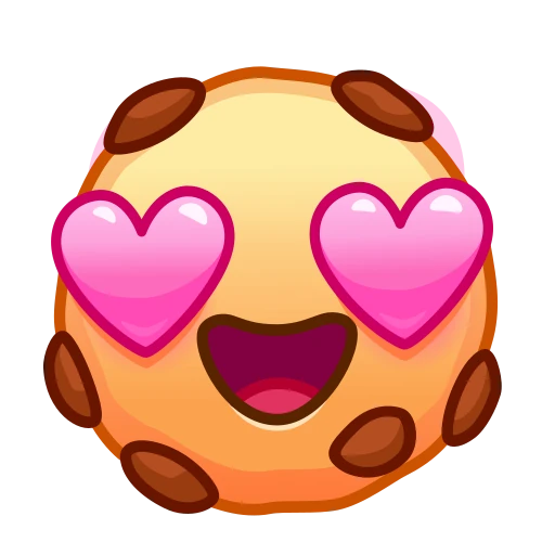 😍 Стикер «Cookie Emotions» для Telegram