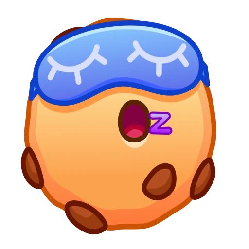 😴 Стикер «Cookie Emotions» для Telegram