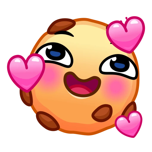 🥰 Стикер «Cookie Emotions» для Telegram