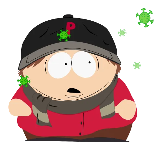 Стикер 10 Eric Cartman Animated