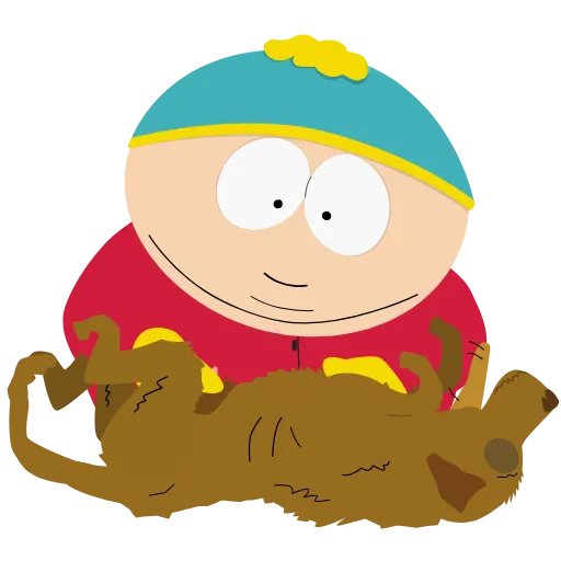 Стикер 14 Eric Cartman Animated