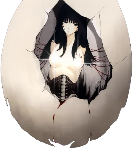 ☠ Стикер «Ero guro (Gore)» для Telegram
