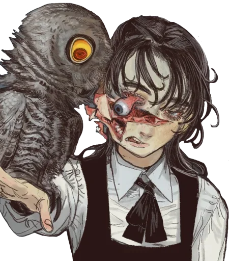 ☠ Стикер «Ero guro (Gore)» для Telegram