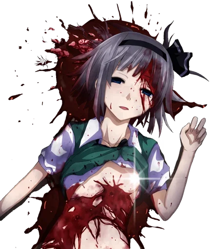 ☠ Стикер «Ero guro (Gore)» для Telegram