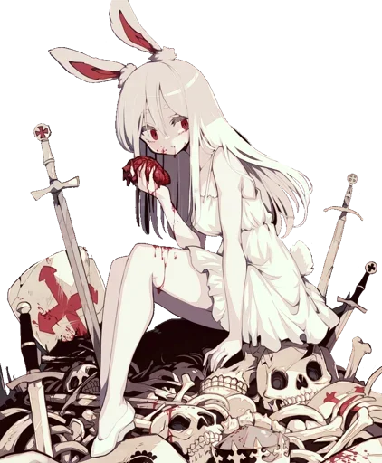 ☠ Стикер «Ero guro (Gore)» для Telegram