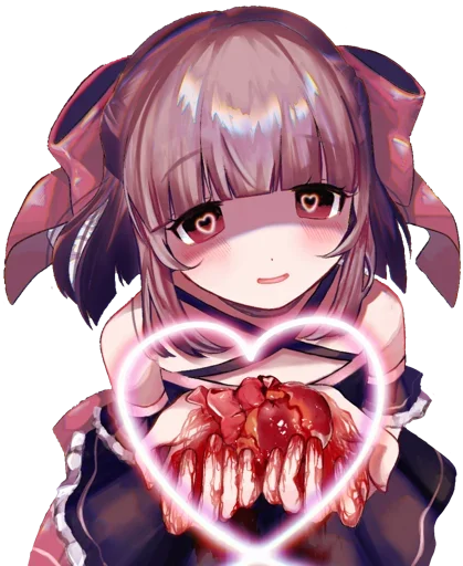 ☠ Стикер «Ero guro (Gore)» для Telegram