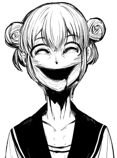 ☠ Стикер «Ero guro (Gore)» для Telegram