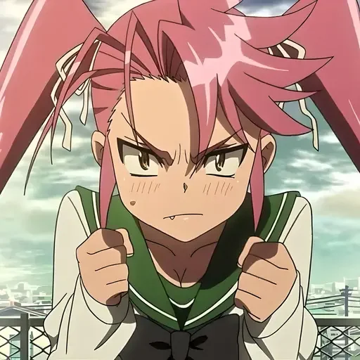 😠 Стикер «Highschool of the Dead» для Telegram