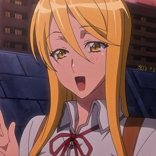 😀 Стикер «Highschool of the Dead» для Telegram
