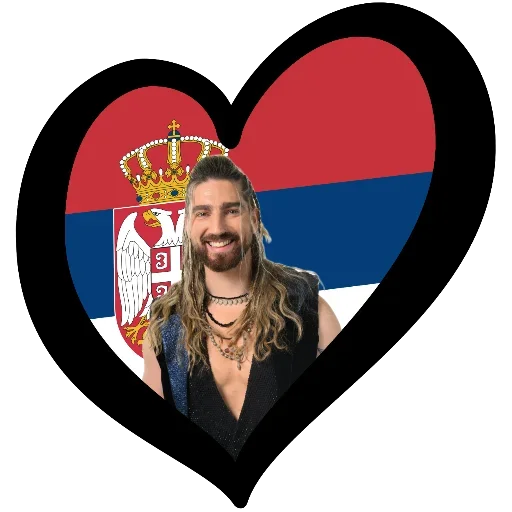 🇷🇸 Стикер «Eurovision 2025» для Telegram
