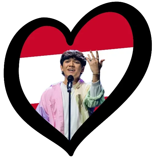 🇦🇹 Стикер «Eurovision 2025» для Telegram