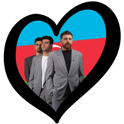 🇦🇿 Стикер «Eurovision 2025» для Telegram