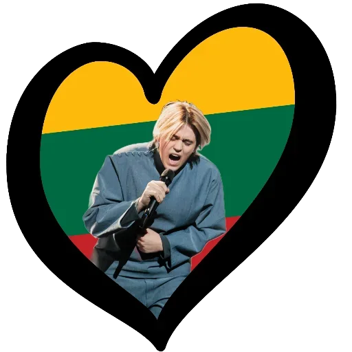 🇱🇹 Стикер «Eurovision 2025» для Telegram