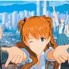 Стикер 34 Evangelion