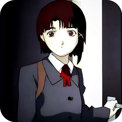 🤨 Стикер «Lain Iwakura» для Telegram