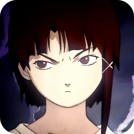 😤 Стикер «Lain Iwakura» для Telegram