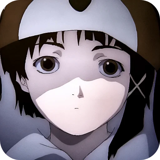 😞 Стикер «Lain Iwakura» для Telegram