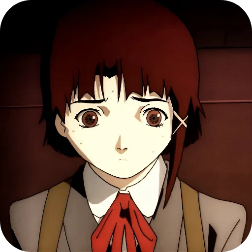 😞 Стикер «Lain Iwakura» для Telegram