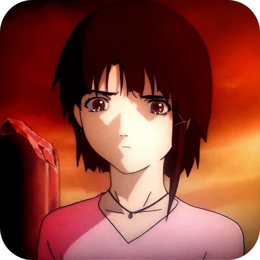 🥺 Стикер «Lain Iwakura» для Telegram