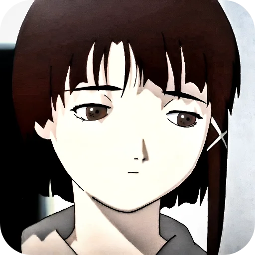 😞 Стикер «Lain Iwakura» для Telegram